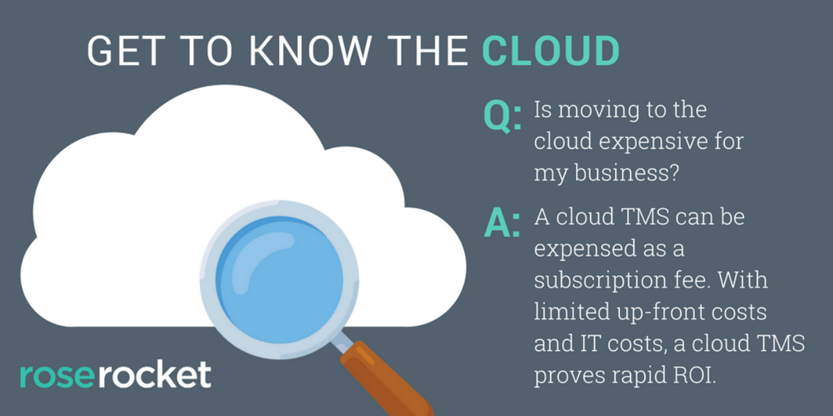 RoseRocketApp's tweet photo. You've got questions, we've got answers. Find out how switching to the cloud can prove rapid ROI for your #LTL business. 
https://t.co/JmrhQjtLs3 https://t.co/OwGZ5MhAOD