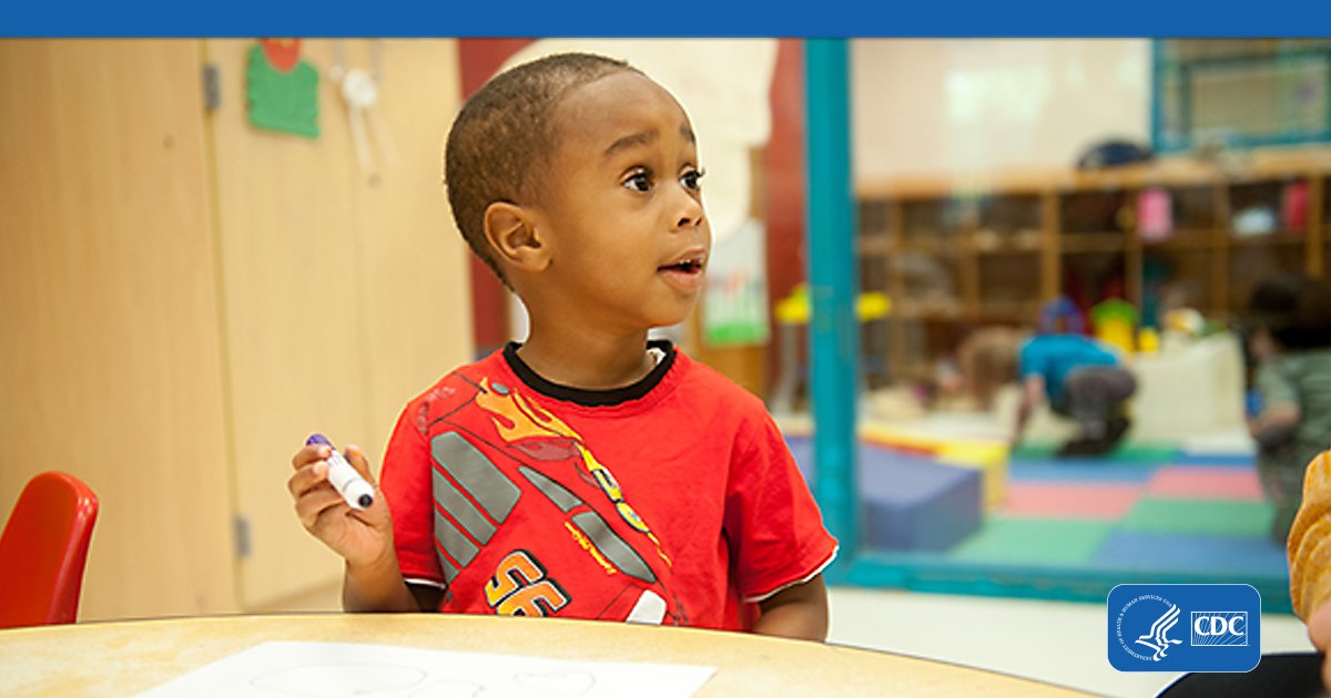 CDCgov's tweet image. Too many children with developmental delays and disabilities, including #autism, are not being identified as early as they could be. Earlier is better. Share your concerns with your child’s doctor: bit.ly/2Jrdz6H #ActEarly