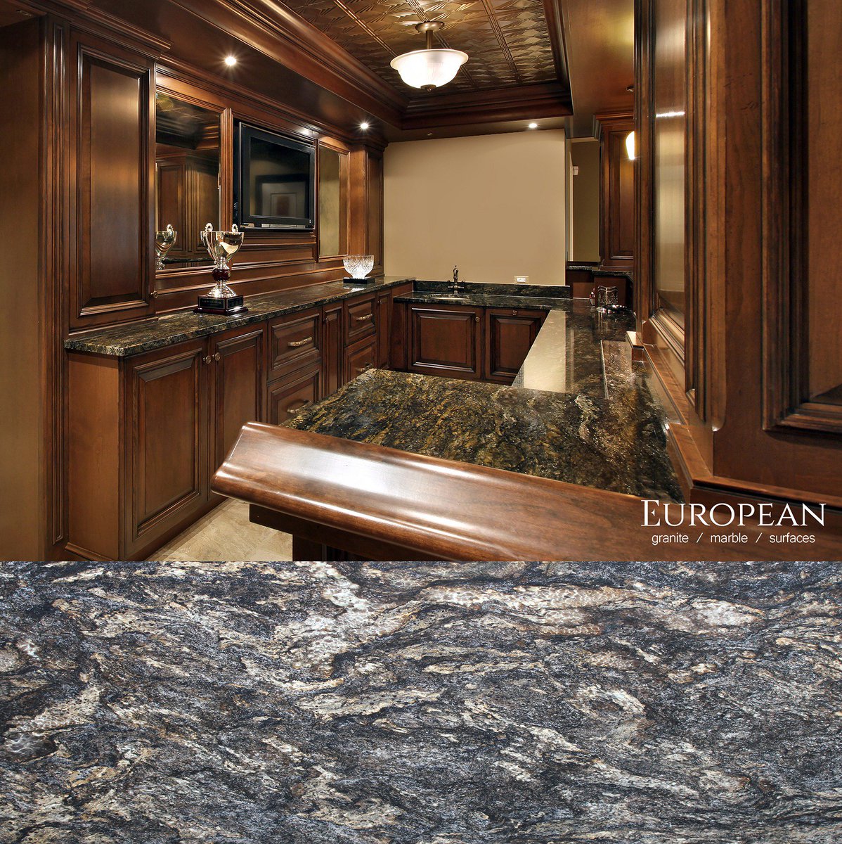 EGM_Group's tweet photo. Featured in this kitchen counter top is a stunning natural stone - Galassia Silver granite.

Galassia Silver is a beautiful Brazilian Granite with complex movement in the coloration.  Find out more info here: https://t.co/rHhYDqJKxR https://t.co/nh1Ko5qH12