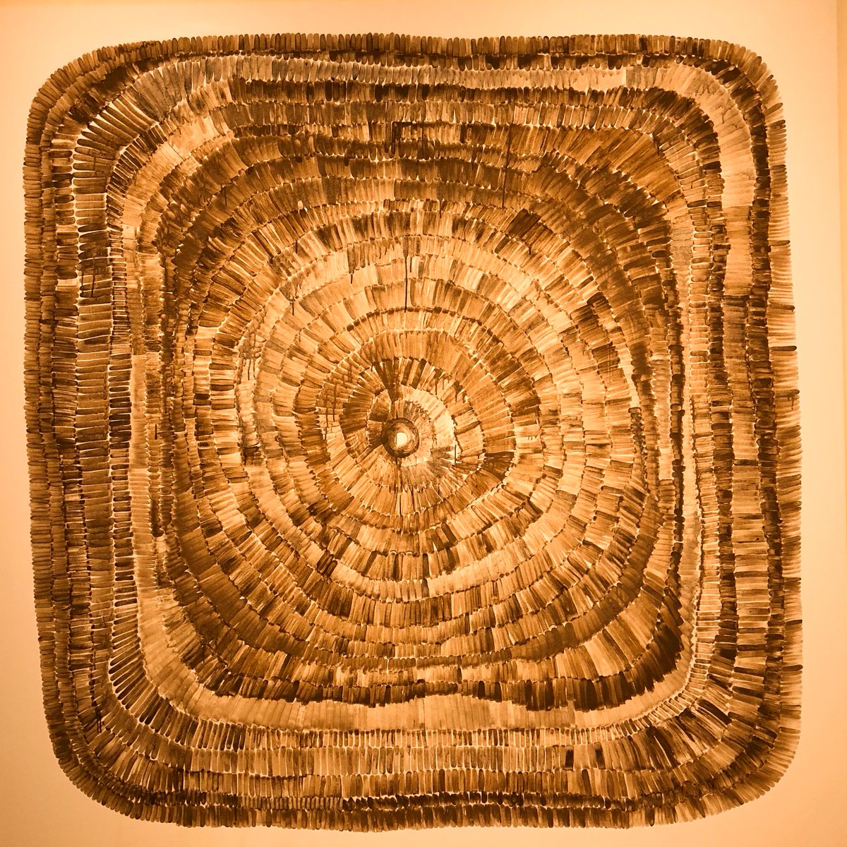 ARTSCENEHI's tweet photo. James Jack "Moloka'i Window" Natural pigment (Moloka'i dirt), gum arabic on wood panel. Part of the exhibition "Molokai Window" on view @honolulumuseum until 09/16/18. #art #exhibition #Hawaii #Molokai https://t.co/pQgtKUXp9g