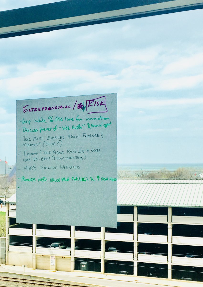 courtneyagras's tweet photo. Had an amazing time brainstorming with other startup community leaders &amp; supporters today at #TechniCLE - taking action on advice from @chrisheivly and @techstars on how we can improve our founder community in #CLE. #GiveFirst https://t.co/8Rh5Suk9bC
