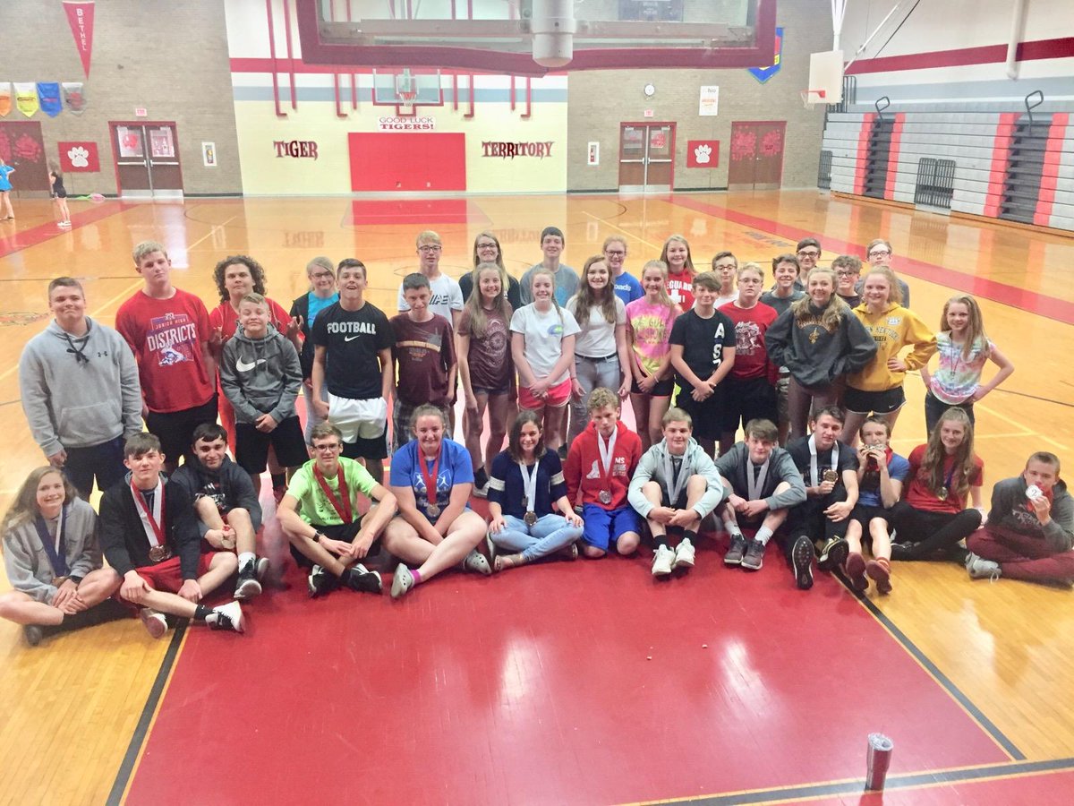 bethelTsports's tweet photo. SBAAC LEAGUE MEET JH TRACK &amp; FIELD
Girls 63 points 4th place out of 13 teams
Boys 49 points 5th place out of 14 teams 
Congrats to all for a great season!!!
GO TIGERS!!! https://t.co/M1yyqDhcrg