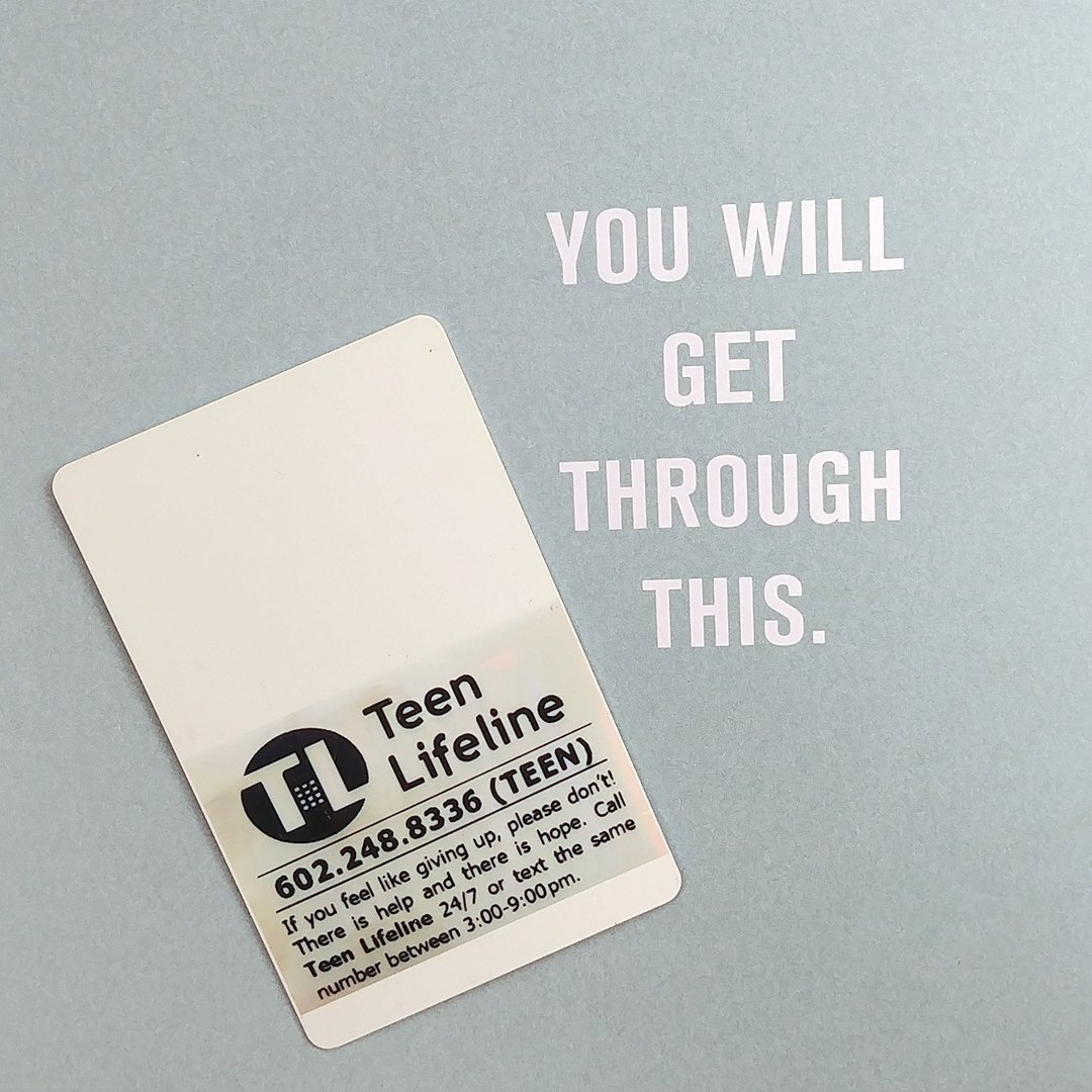 602248TEEN's tweet photo. Is your school one of the 100+ schools that has added our #hotline info to the back of student IDs? If not, encourage them to join the School ID Initiative: https://t.co/zQ9Hxgh8lD
#SuicidePrevention #MentalHealthMatters https://t.co/EsArK0MOno