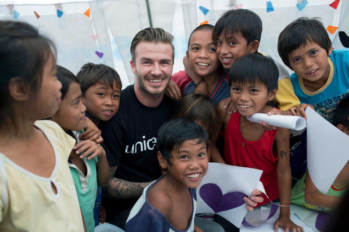Feliz cumpleaños a nuestro Embajador de Buena Voluntad, #DavidBeckham. Muchas gracias por apoyar nuestro trabajo para cada niña y niño de todo el 🌎.