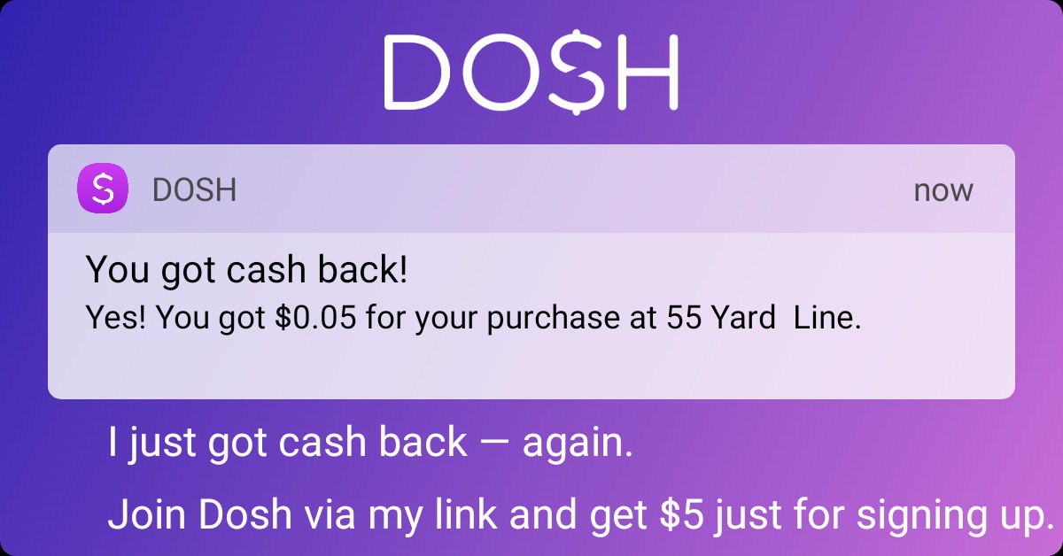 MrMarpleJr's tweet photo. Free money! Dosh pays me to book hotels, shop, and go out to eat. #dosh https://t.co/9vlMLjyjQ5 https://t.co/87Pvb0ppQD