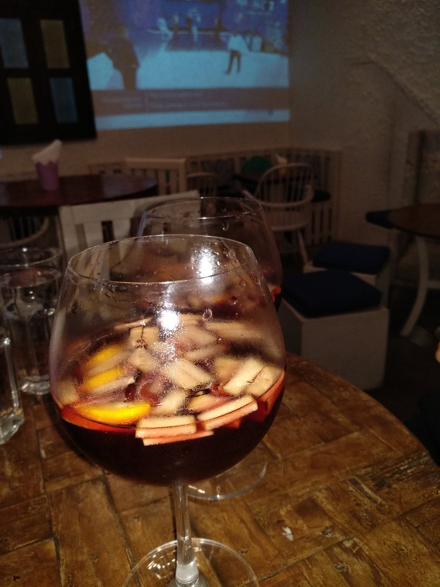 hold_monk's tweet photo. Thank you for the wonderful dinner @Wow_Tables . I was anyway a regular booker on your app, the frequency will only increase now ❣️
In the pic: Bailey's Tiramisu @ The Little Door , Red wine Sangria, Bacon wrapped chicken.
#Gourmetday #wowtables https://t.co/zcB7QNJ7ab