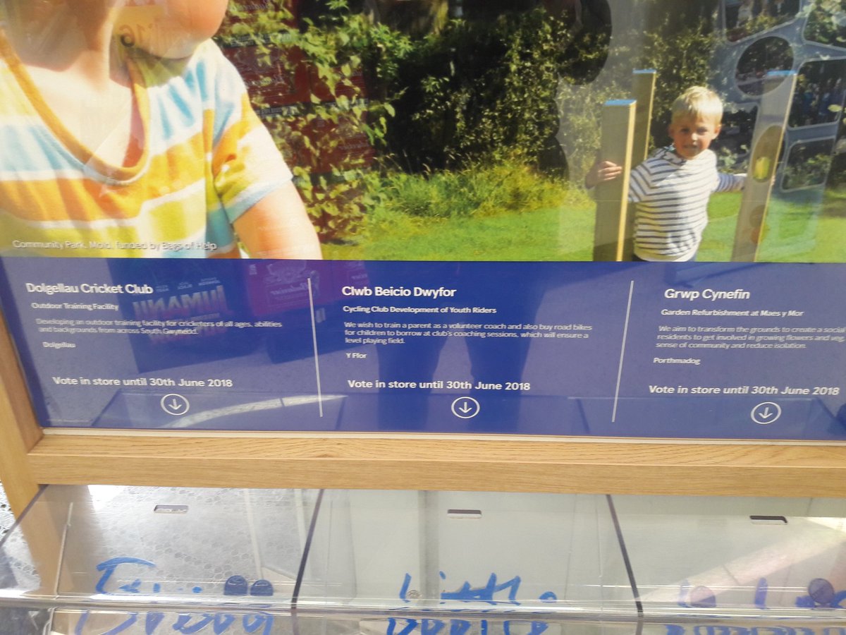 Dolgellaucc's tweet photo. Voting has started for our project in Tesco's Porthmadog. Please support if you feel we are deserving #Cricket #Dolgellau #supportlocal RT https://t.co/VC6sl69MtK