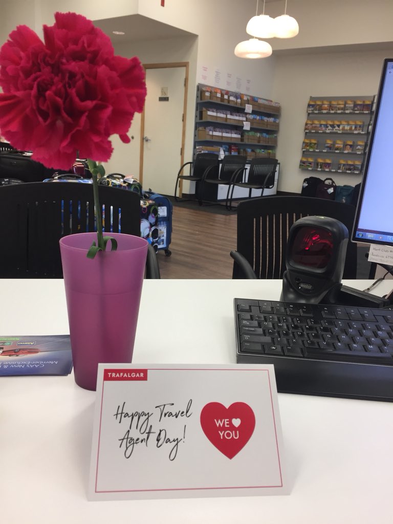 maddayton's tweet photo. Happy Travel Agent Appreciation Day! &amp; thank you to Trafalgar for the gifts! Really feeling the love! #TTLovesAgents #CSLovesAgents https://t.co/6T3dxreA4l
