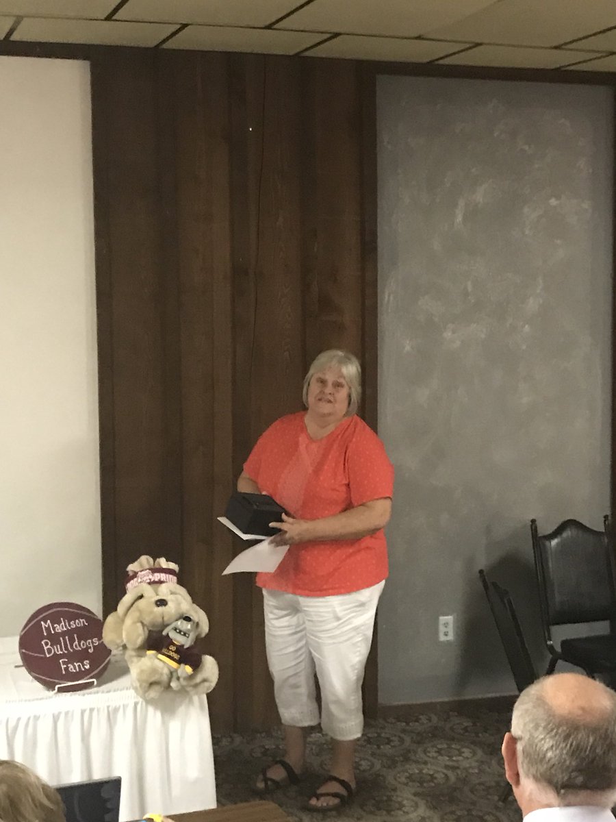 KochCotton's tweet photo. @MadisonMSNews teachers Cathy Downs and Ginny Freitag received their retirement plaques! Well done ladies. #blessedtohaveworkedwithyou https://t.co/5Gy2dLqRzR