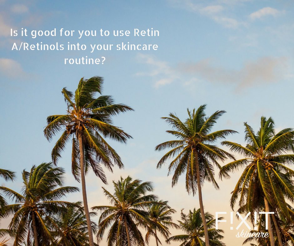 FIXITskincare's tweet photo. Adding Vitamin A to your skin care can yield amazing results! Helps with fine lines and wrinkles. Also with acne. #retinols #vitaminA #retinA #skincare #skinfood #beautycare #loveyourskin #skincarelove #skincareblogger https://t.co/0hN6YAWhiZ