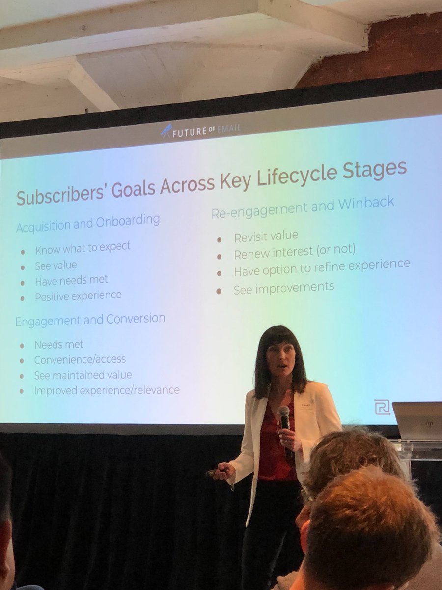 Understand what the customers want. #foe2018 #emailallstars