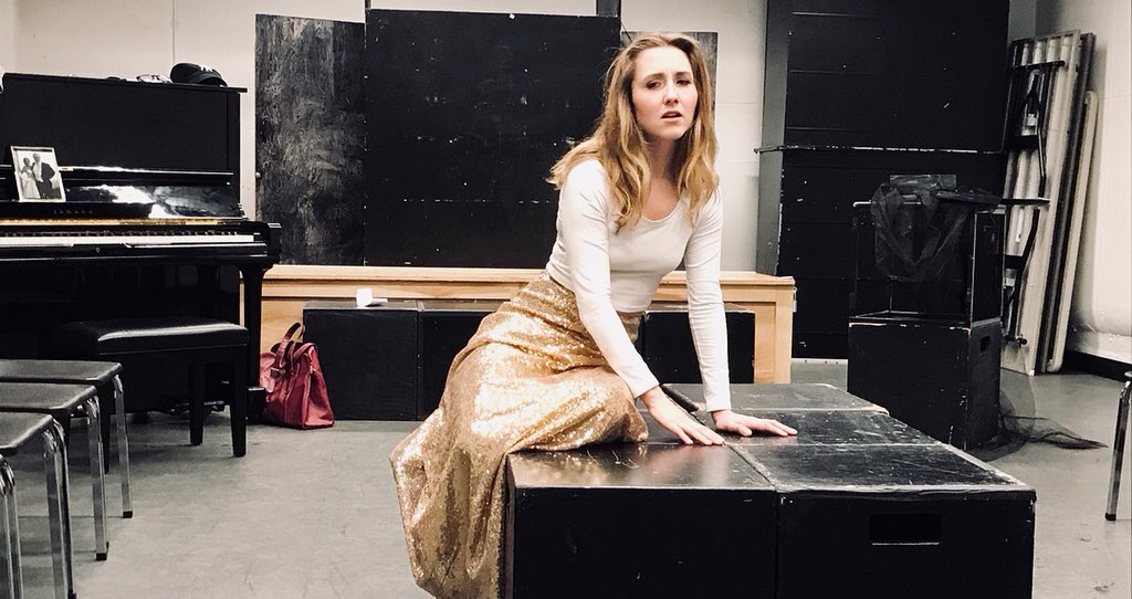 Betzine's tweet photo. The Merchant of Venice just had a STELLAR final dress and we open tomorrow @NS4DRAMA at 6pm and run through this Saturday, alongside the rest of my cohort in King John and Henry IV, part one. I am tremendously proud of this show. Hot damn. #lolgradschool #the1918 https://t.co/OBp1f7NLfq
