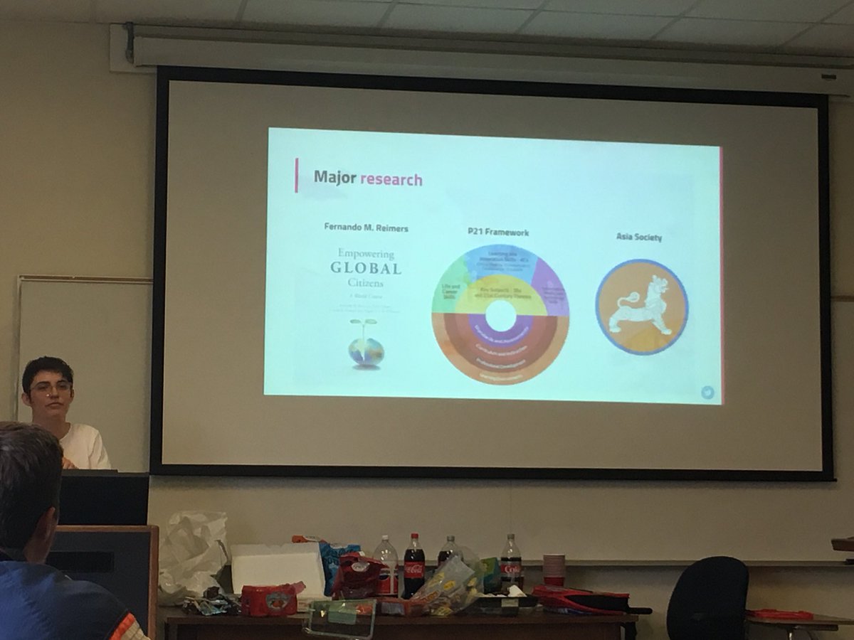 <a href="/renaesantacruz/">Renae Santa Cruz</a> presented her individual inquiry project about how to incorporate global competence and learning in H/SS.  She read <a href="/FernandoReimers/">Fernando M. Reimers</a> and presented a sound rationale for why this is so important #hssaztecs
