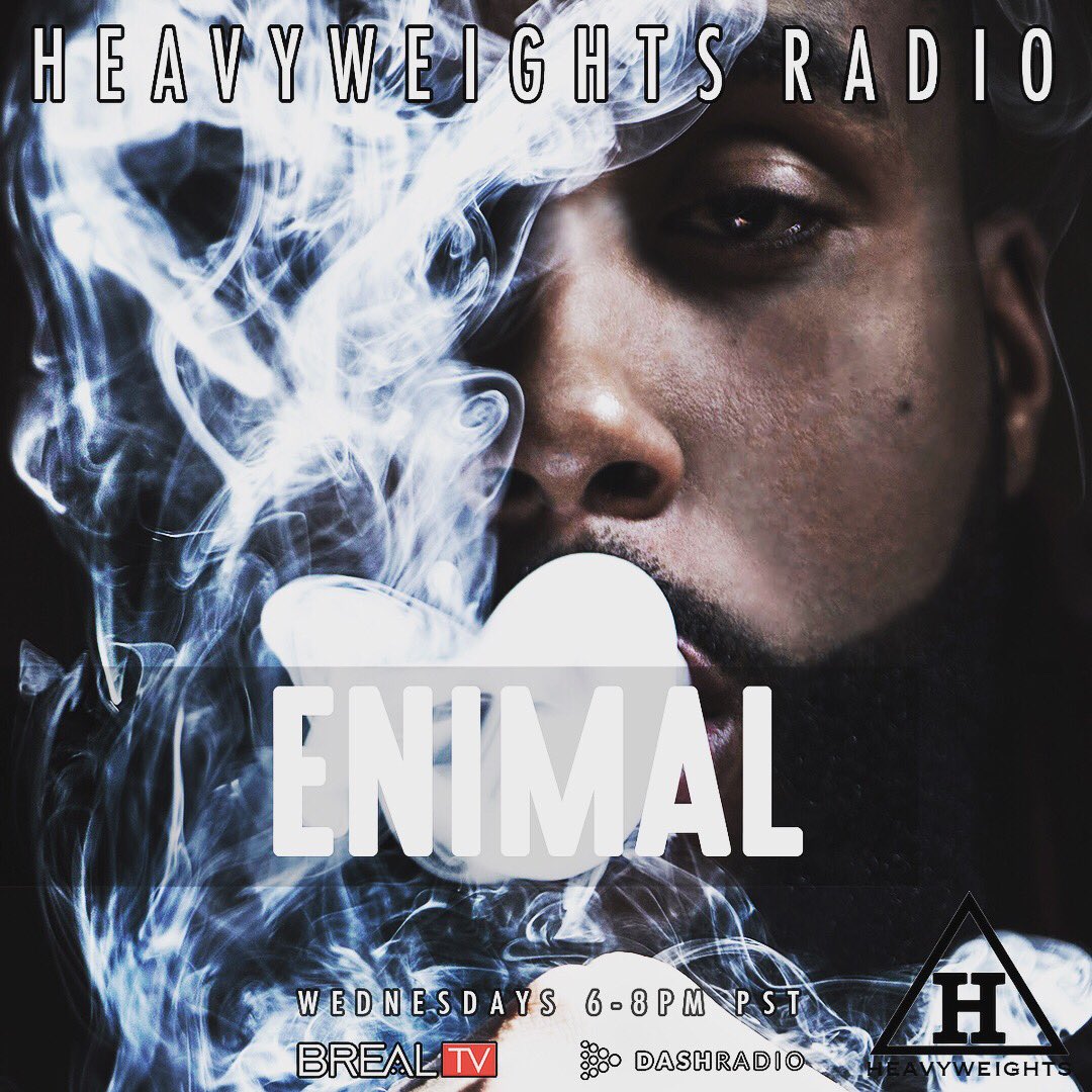 brealtv's tweet photo. 2NITE Wed MAY 2nd @ENIMALwins • @dominican_rok305 //\\ • 🗻💲🎥 @heavyweightsradio w/ @DjTrulyOdd • @MikeXXhale TUNE N Every Wed Nite 6-8pm PST
https://t.co/jfxdkHf5RI
#brealtv #dashradio #linknbio #enimal #cartsbyxxhale #truestory #heavyweightsradio https://t.co/L6nJLMEzRP