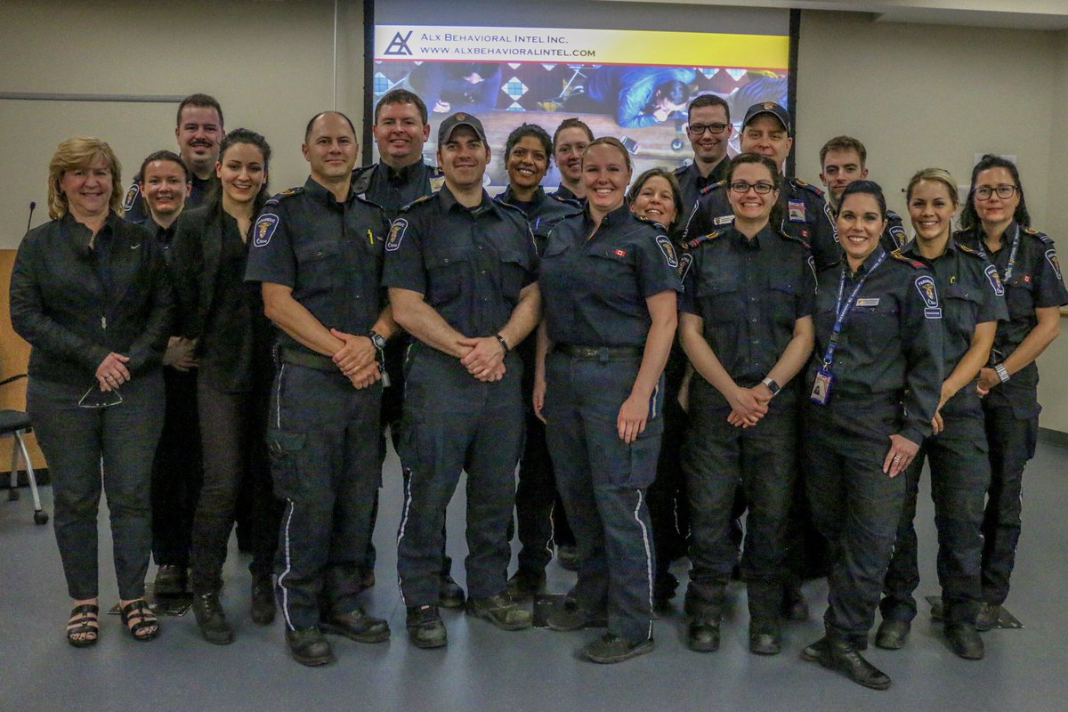 ottpeersupport's tweet image. Great evening tonight at @OttawaParamedic HQ for a night of training by Synergologist from Alx Behavioral Intel on body language interpretation for the peer support teams.  Thank you Alexe from alxbehavioralintel.com