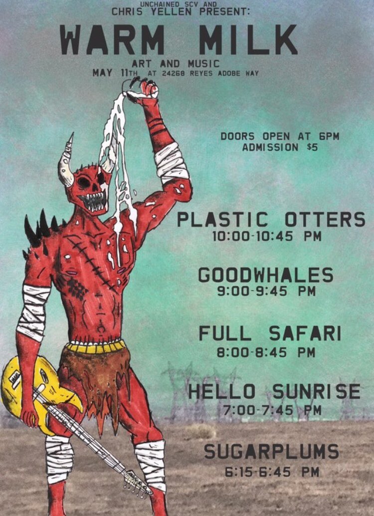 full_safari's tweet photo. We will be performing alongside many talented folks, so come check us all out [ @PlasticOtters @goodwhales @HelloSunrise2 ] ⚡️ https://t.co/pP5vBAwjNa
