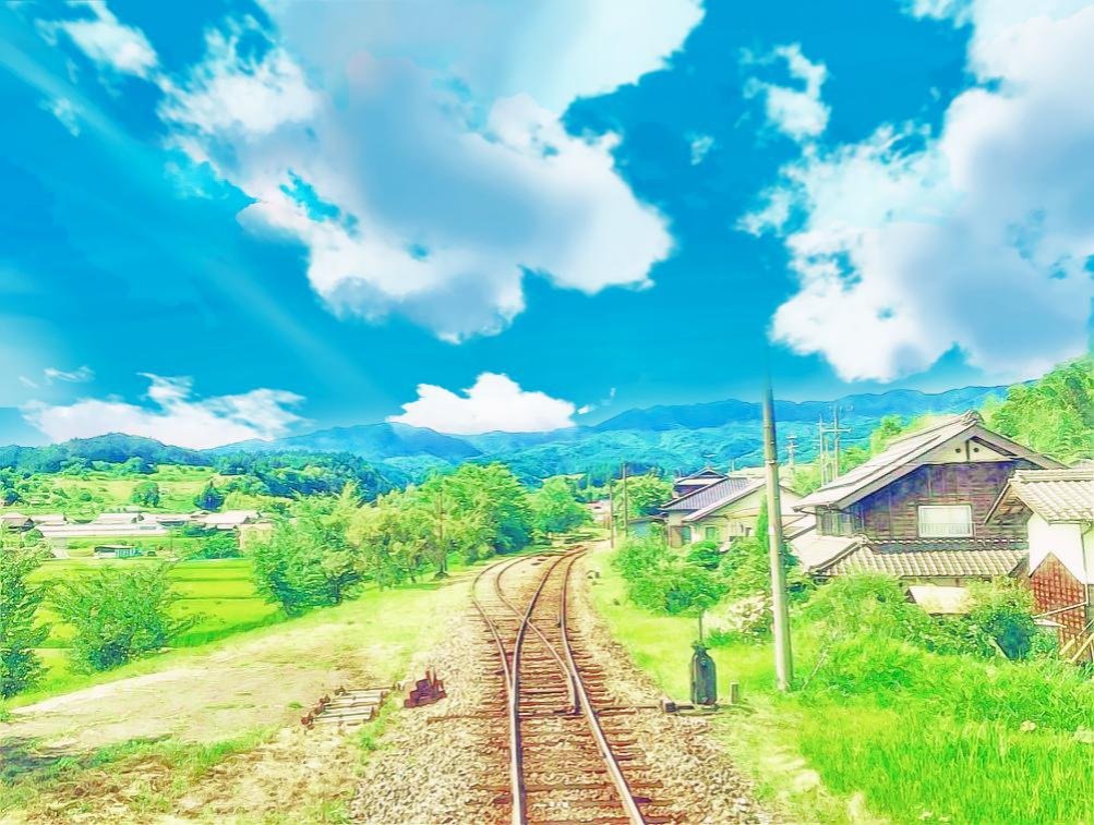 最も欲しかった 懐かしい 田舎 風景 イラスト