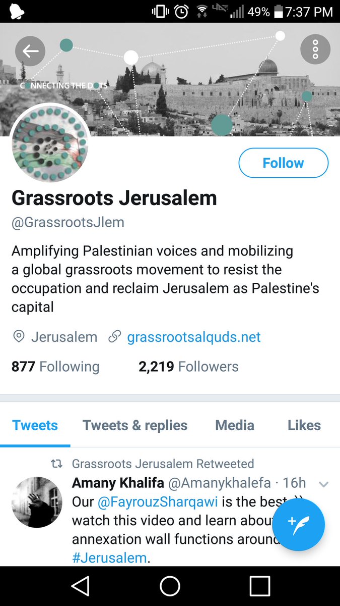 So Tamika Mallory advises people to meet with a group that wants to grab Jerusalem from Israel. Last time Arabs had control of the Old City of Jerusalem, Jews were banned from entering for almost 20 years.