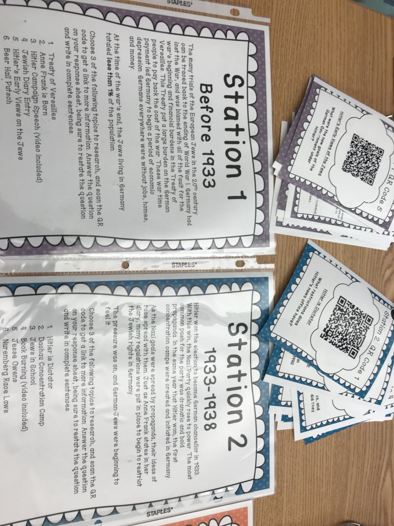 LAMartinLAM's tweet photo. Timelines in Literacy, Take an interactive stroll through time with QR Codes bringing the images into your fingertips! Great work @NortheastReads @BASDnortheast ! https://t.co/wpY4lSuUci