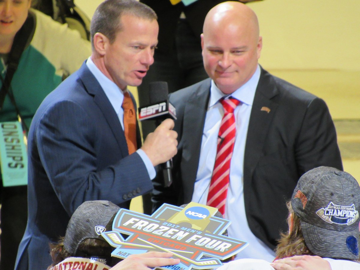 ronNcaphill's tweet photo. If the news is true, @DUCoachMonty..I wanted to among the first to wish you great success in Dallas. (Now I gotta root for 2 #NHL teams in same division)
From the epic #NCHC title your 1st year to Natty and beyond, your #DU1NATION #Proscess rocked - aka your lasting #Pios legacy! https://t.co/aDSZWjZxRY