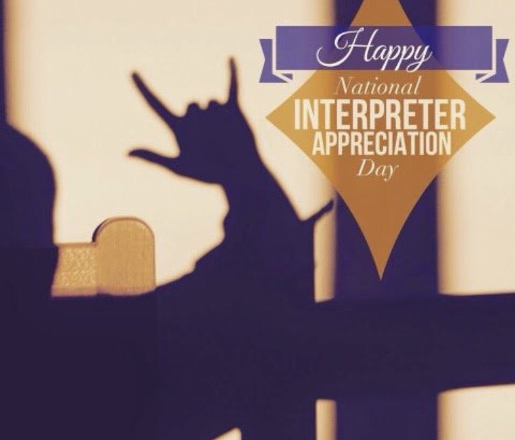 KariSuchecki's tweet photo. Happy National Interpreter Appreciation Day!! #TxDeafEd https://t.co/EuZjn8FHEU