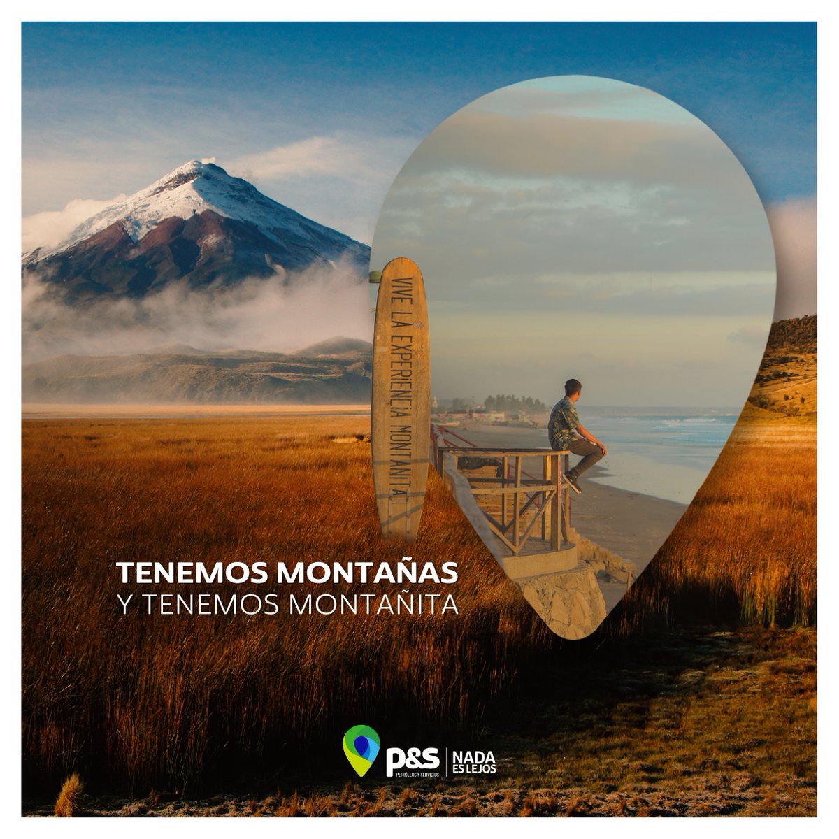 Solo en un lugar donde #NadaEsLejos, puedes estar en estos dos lugares en un mismo día. 
#Ecuador #Montañita