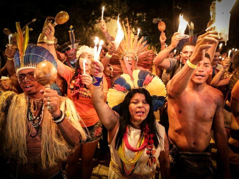 amazonwatch's tweet photo. A growing movement in Brazil is building unity to defend rights and territories!
Read our latest #EyeOnTheAmazon blog from @cpeartree
#terralivre2018 #demarcacaoya #landrightsnow #defendFunai
https://t.co/bIHqG7dSNl https://t.co/luCqF4lmtD