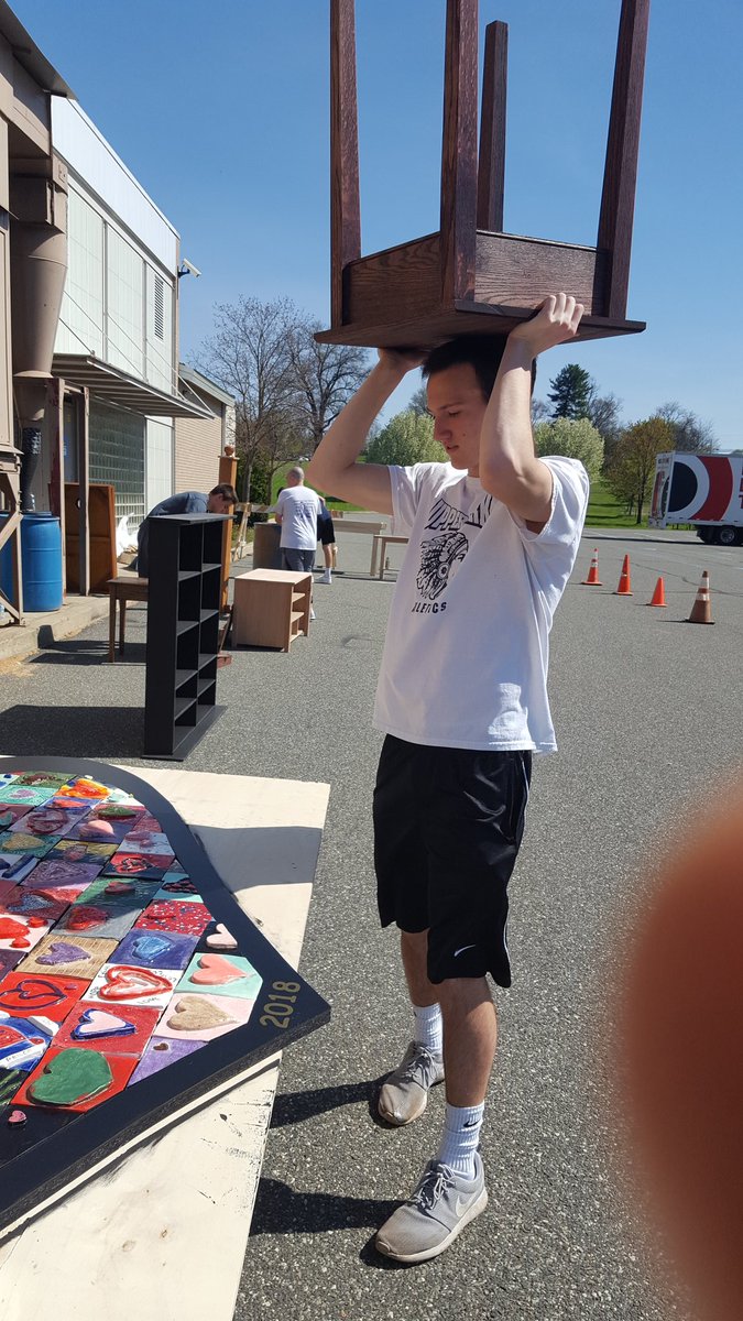 danmoyer38's tweet photo. WE can do this! First day back w the kids today, lots of questions and emotions. Salvaged projects and cleaned up a temporary workspace w the help of staff and students. Blessed for @BBardman and everyone that chipped in. We will #riseUP! https://t.co/WZLaYtF7Jl