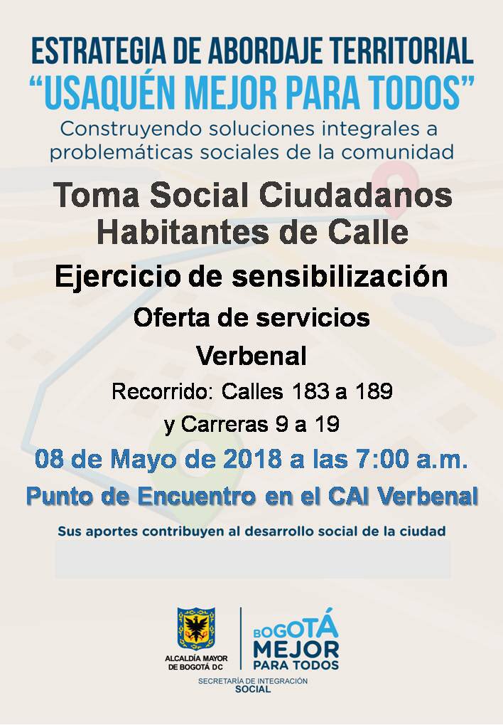 JACVerbenal2's tweet photo. #InfoJAC este próximo martes se realizará la primera toma social participativa, de acuerdo con el trabajo realizado en nuestras mesas comunitarias con cada entidad correspondiente. Es importante que aproveches estos espacios #RecuperemosTodoTodos #MiBarrioTuBarrio @HORACIOESTRADA https://t.co/425SuPJyNr