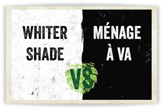 StarrHill's tweet photo. Vote for your fave IPA and you could WIN (Details here: https://t.co/42aVm22KqX)! 

Today’s matchup: Whiter Shade IPA vs. Ménage À VA https://t.co/WlgChVLMyL