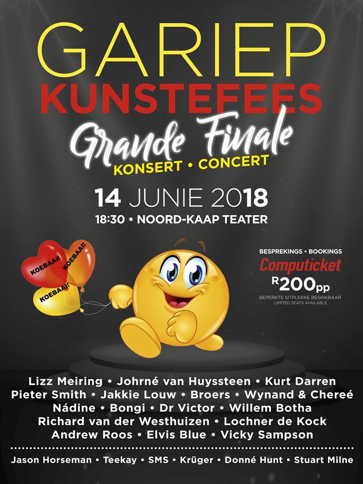 #GrandFinaleKonsert 14 Junie 2018 #Kaartjies vanaf 14 Mei 2018 by <a href="/Computicket/">Computicket</a>