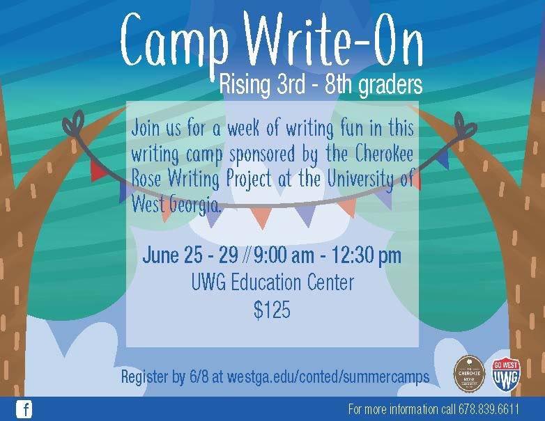 Banks_Teacher's tweet photo. Retweeted Jennifer Allen (@jkallen10_uga):

Do you know any budding authors? If so, please tell them about our summer camp. Register early as there are limited spots available! https://t.co/xeRXagEzwK