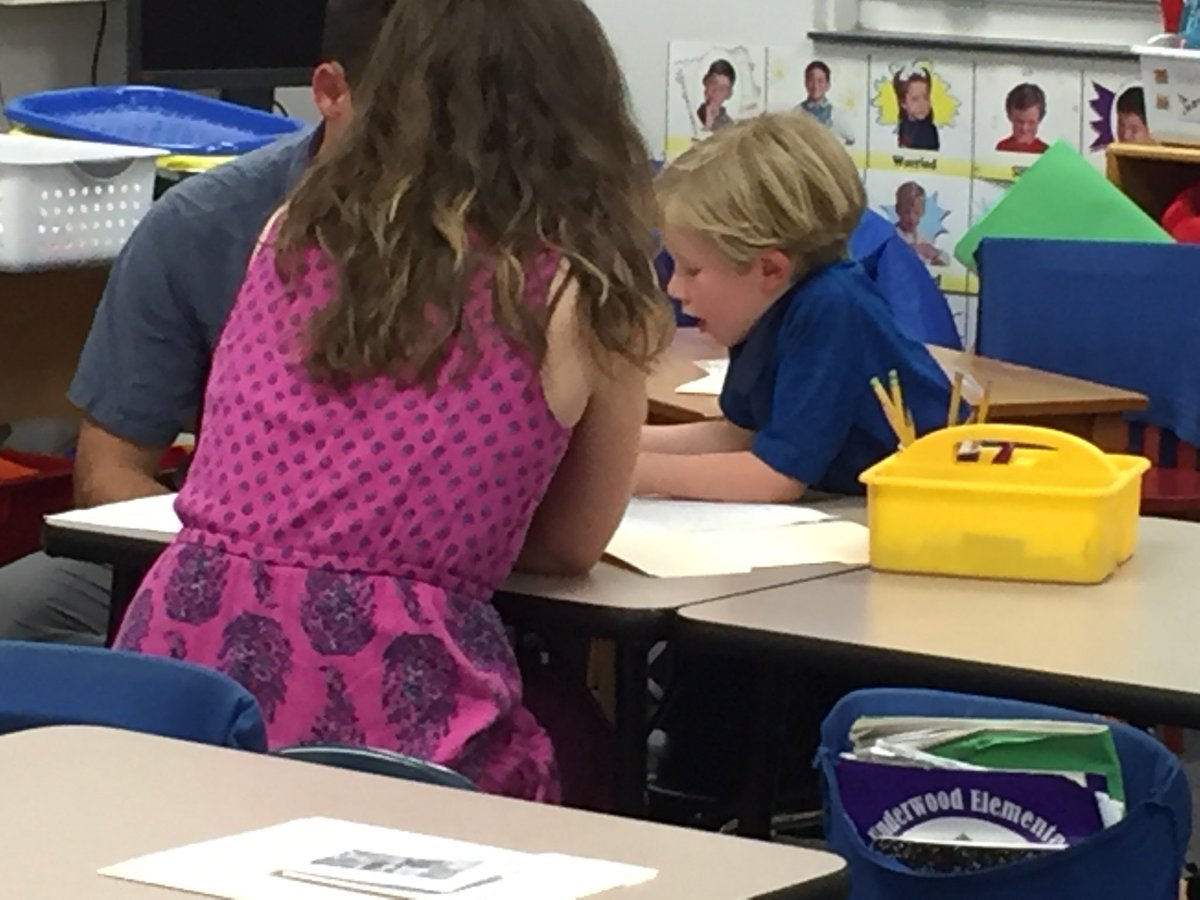 Student led conferences in K? Yes, we can! #WeAreUnderwood <a href="/underwoodgtm/">underwoodgtm</a>