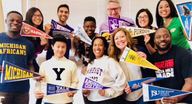 Chicago_Beyond's tweet photo. Before we brought our talents to Chicago Beyond, we trained hard at colleges around the country. We’re so excited to see all the places our talented students will go!  #CollegeSigningDay #BetterMakeRoom #ChicagoBeyond https://t.co/RnFKuVyVOq
