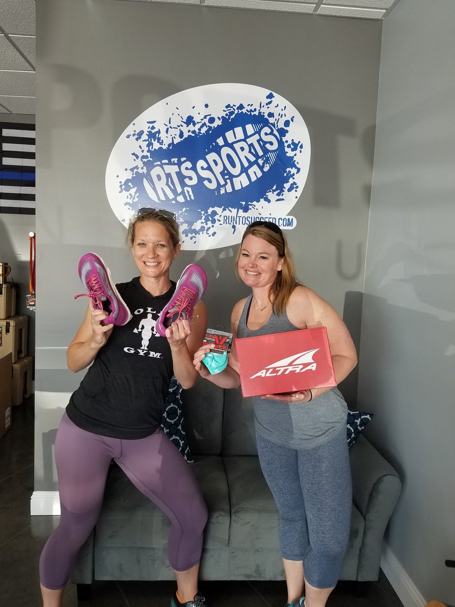 RTS_Sports's tweet photo. A big thank you to Melissa and Stephanie who stopped by the RTS Sports store this morning. 

After our arch test and gait analysis, both determined the award winning Altra shoes were what they needed! 

Stop by and feel the Altra difference for yourself! https://t.co/WaAFJ4YNuk