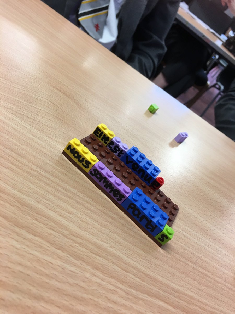 NewHallModLang's tweet image. More language construction #frenchgrammar #learningwithlego