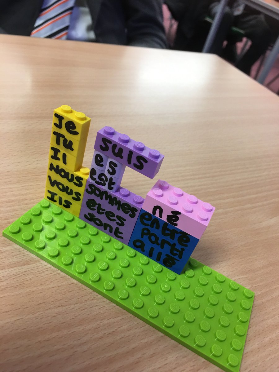 NewHallModLang's tweet image. More language construction #frenchgrammar #learningwithlego