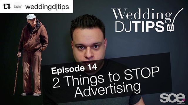 @djnickspinelli absolutely killing it again! #Repost @weddingdjtips with @get_repost
・・・
•Episode 14•
2 things you need to STOP advertising right meow! (Link in bio) #WeddingDJTips ift.tt/2w6AO45