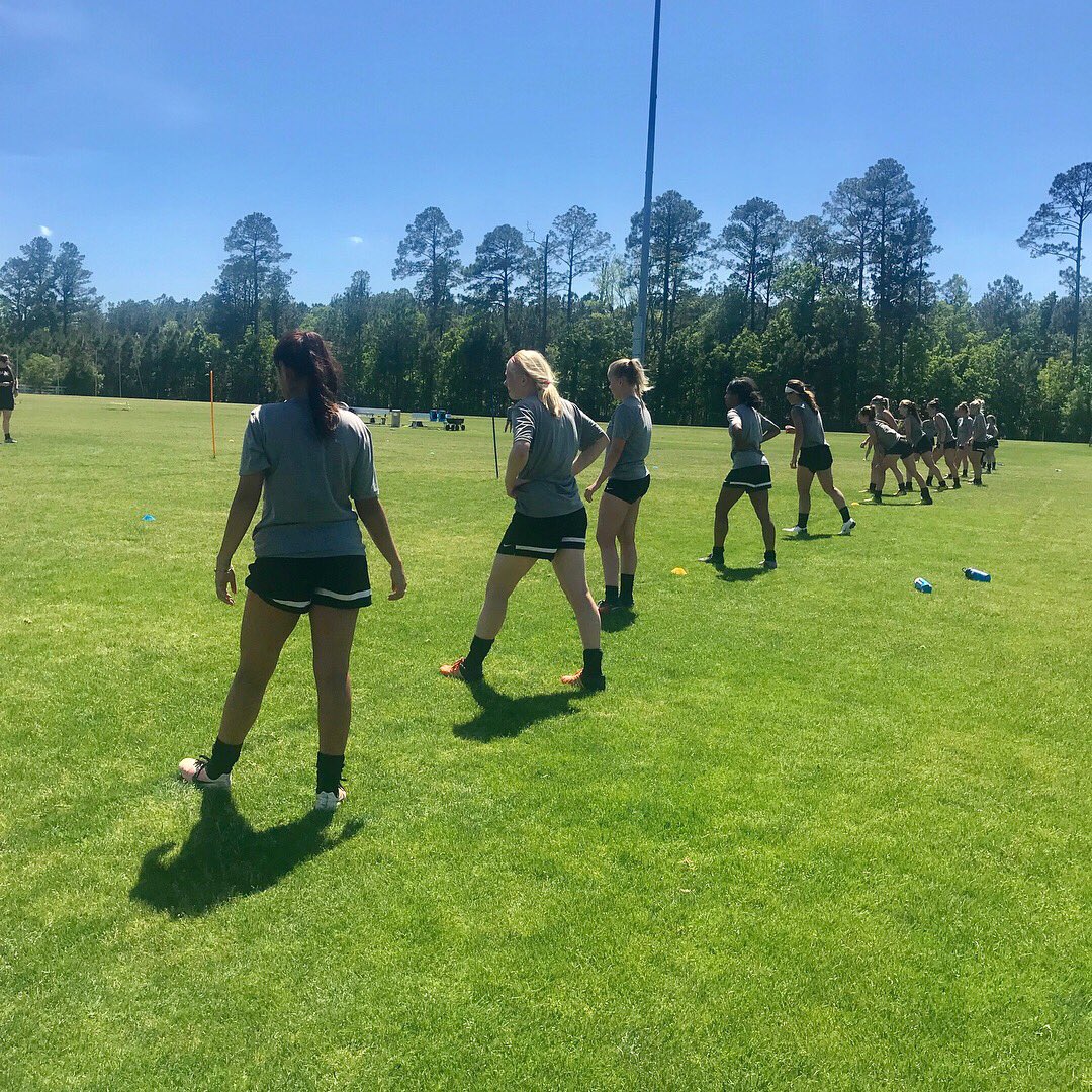SCADWSoccer's tweet photo. Today we completed our Spring Fitness Testing. The team have been working really hard all semester long and it was so great to see everyone improving and reaching the goals we set for them. Bring on the Fall!!! โฝ๏ธ๐ #Fallstartsnow #SCADSoccer #Fitness #Team https://t.co/XoXIi1Xg5a