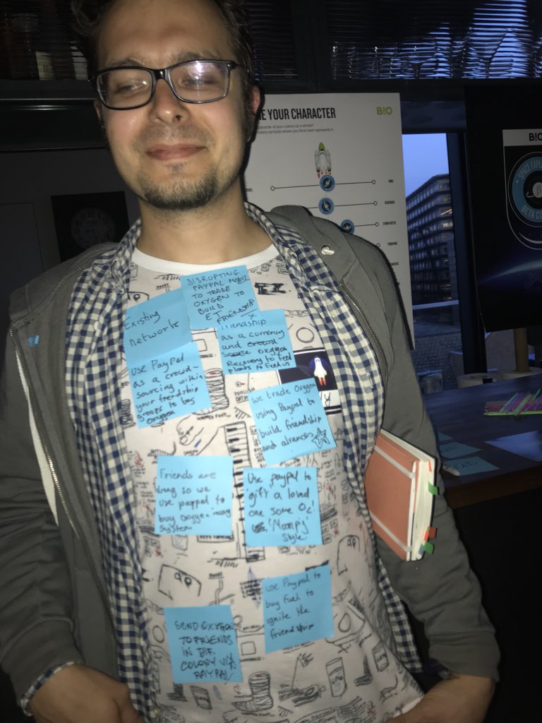 Jimbola's tweet photo. Thanks to @theBIOagency for today’s #BIOBold event #DesigningForSpace 🚀 Brain 🧠 stimulation and collaboration https://t.co/7CVtMLv7AC
