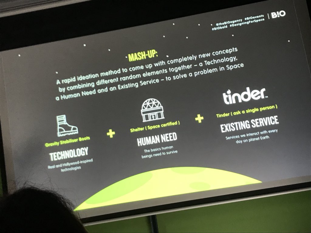 Jimbola's tweet photo. Thanks to @theBIOagency for today’s #BIOBold event #DesigningForSpace 🚀 Brain 🧠 stimulation and collaboration https://t.co/7CVtMLv7AC