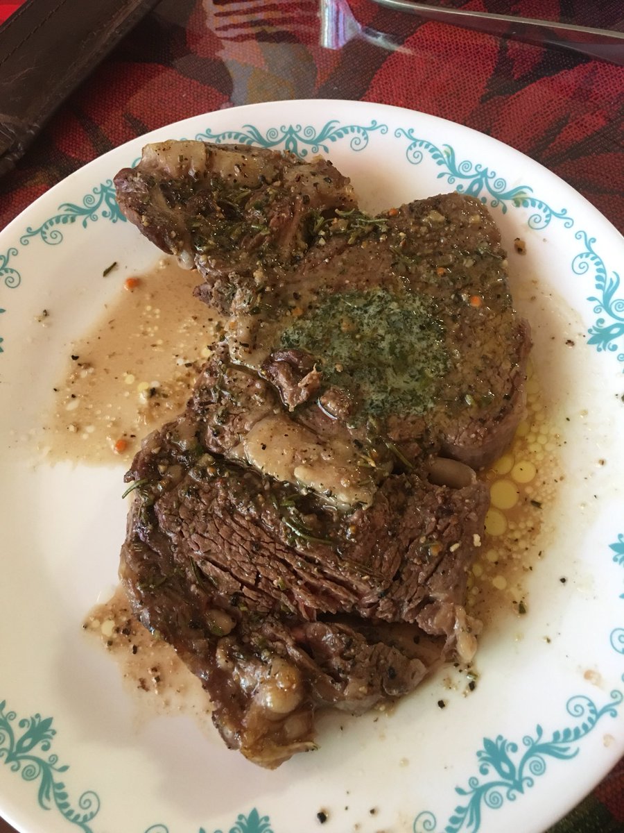 KetoSpencer's tweet photo. Beef, it’s what’s for dinner! Eat fat, drop the carbs, and get healthy! #ribeye #fat #Keto #Ketogenic https://t.co/BsWhP5Cz2W