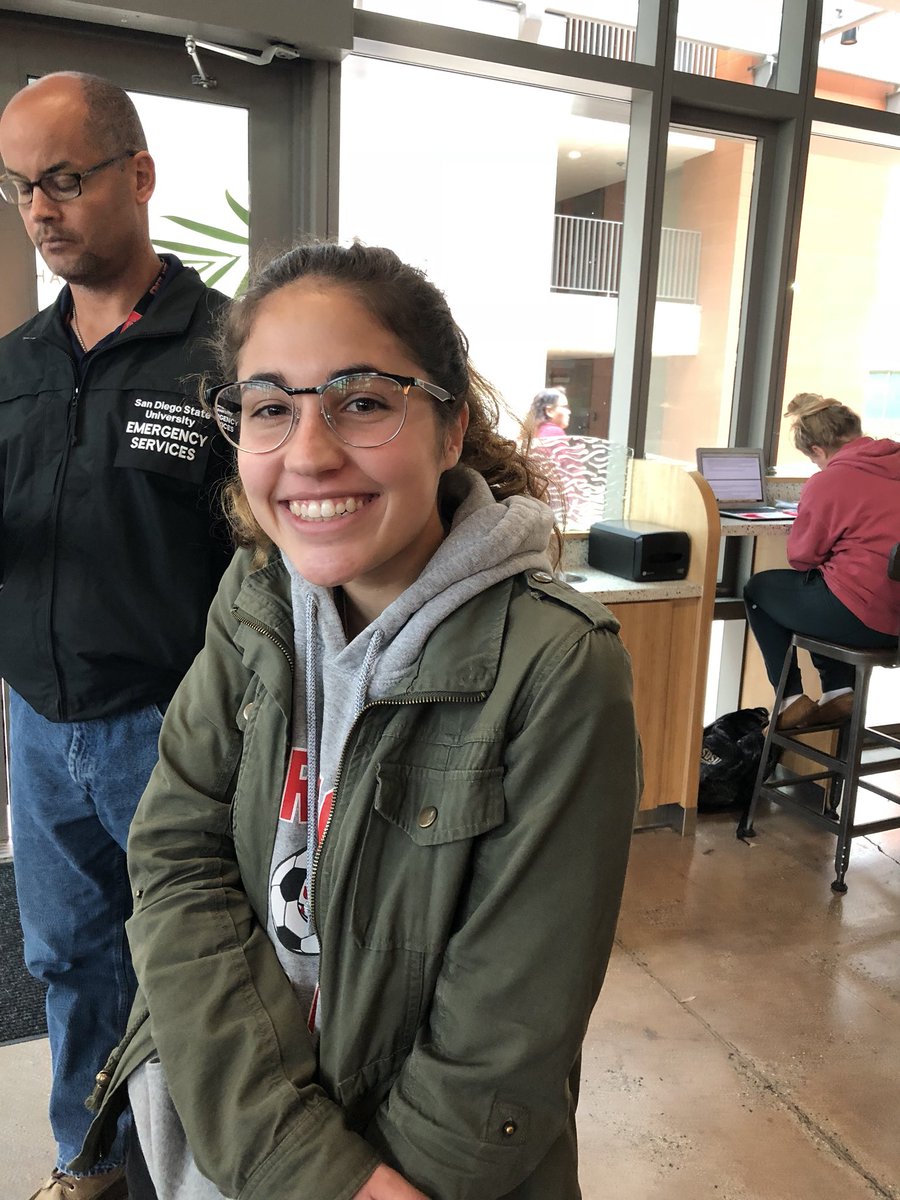 camibuckman's tweet photo. “I personally am not a fan of the media..the media is supposed to inform people and I feel like it’s gonna be retroactive in the future.”
-Sarah Faucheux, nursing freshman
#JMS550hunt
#CamiAnd https://t.co/J7EI3QSO0x