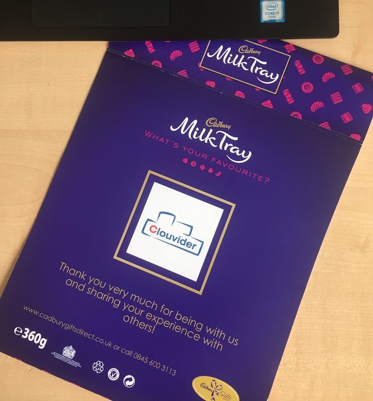 SerpStream's tweet photo. A massive shout out to @Clouvider and Dominik in particular for stunning support and a great dedicated server offering! Will recommend to all who ask and even to some who don't.. Not just because they sent us some tasty treats 😋 https://t.co/itcrzf9ihV