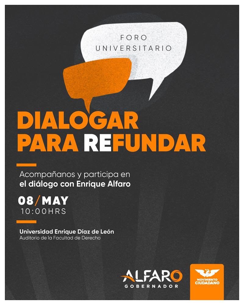 CachlF's tweet photo. @EnriqueAlfaroR @tonatiuhbp #EscucharParaRefundar #EnlaceUniversitario @CesarBarbaD https://t.co/mKmErgqrwu