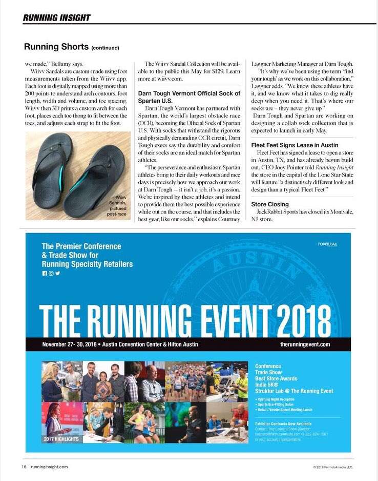 shamilhargovan's tweet photo. Check it out, page 14 talking about our @wiivvit #SubThreeSandal at the #BostonMarathon.

https://t.co/sbAlZh4LkG? https://t.co/81eRHZ9yjw