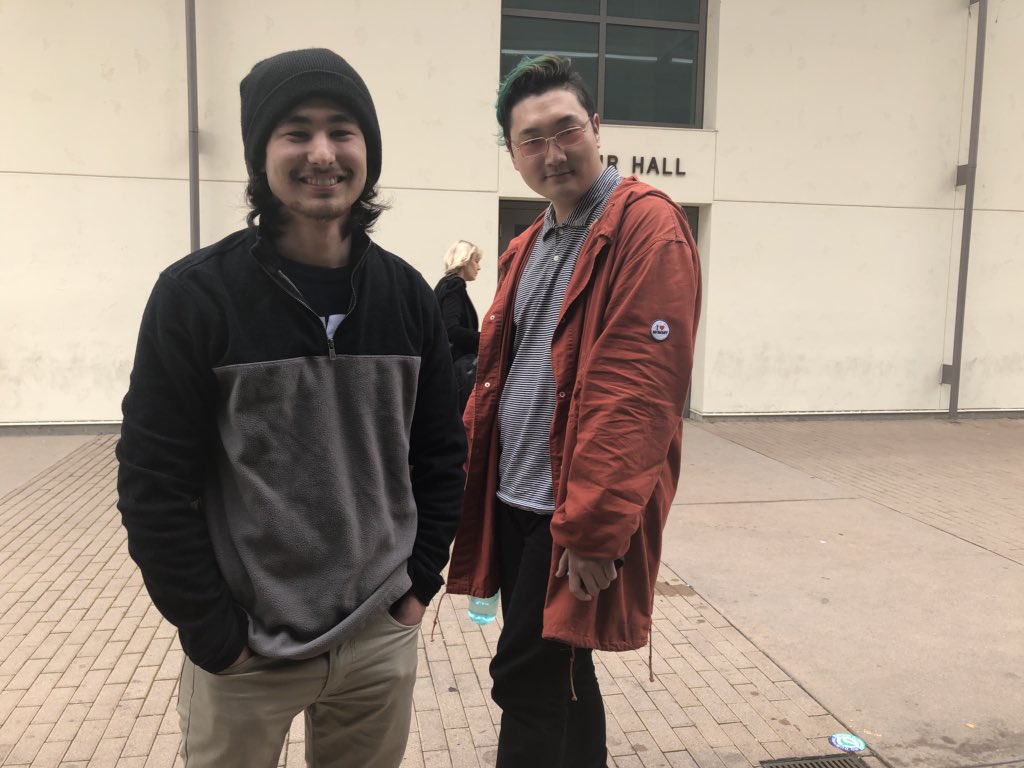 camibuckman's tweet photo. When asked about what media writing means to them, graphic design seniors Joe Repucci and Kevin Lee said...
“It means Instagram captions and stuff?”
#jms550hunt #CamiAnd https://t.co/L7KkzOmgkC