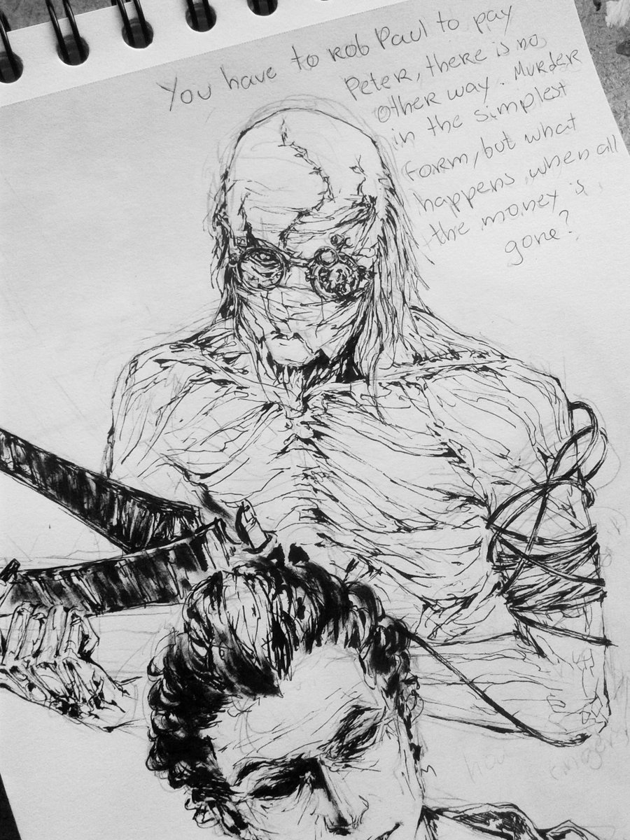 It's been 5 years and I still love #Outlast no less. More skattered sketches! 