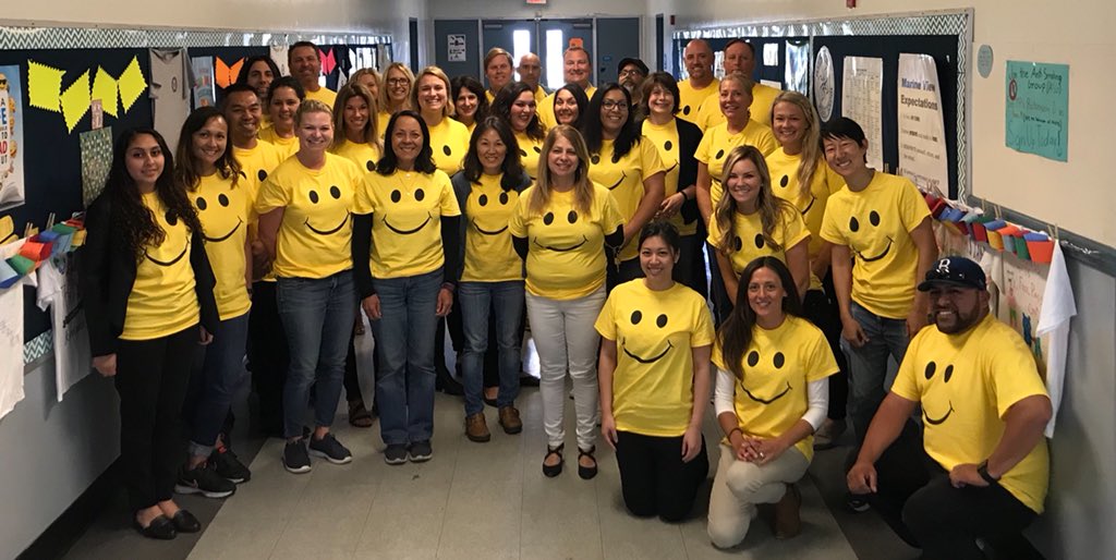 marine_view's tweet photo. Marine View’s Kindness Week is in full swing with our “Wear a Smile Wednesday” 😊 #KindnessWeek  #Smile #Mariners https://t.co/QRLMUgOoeB