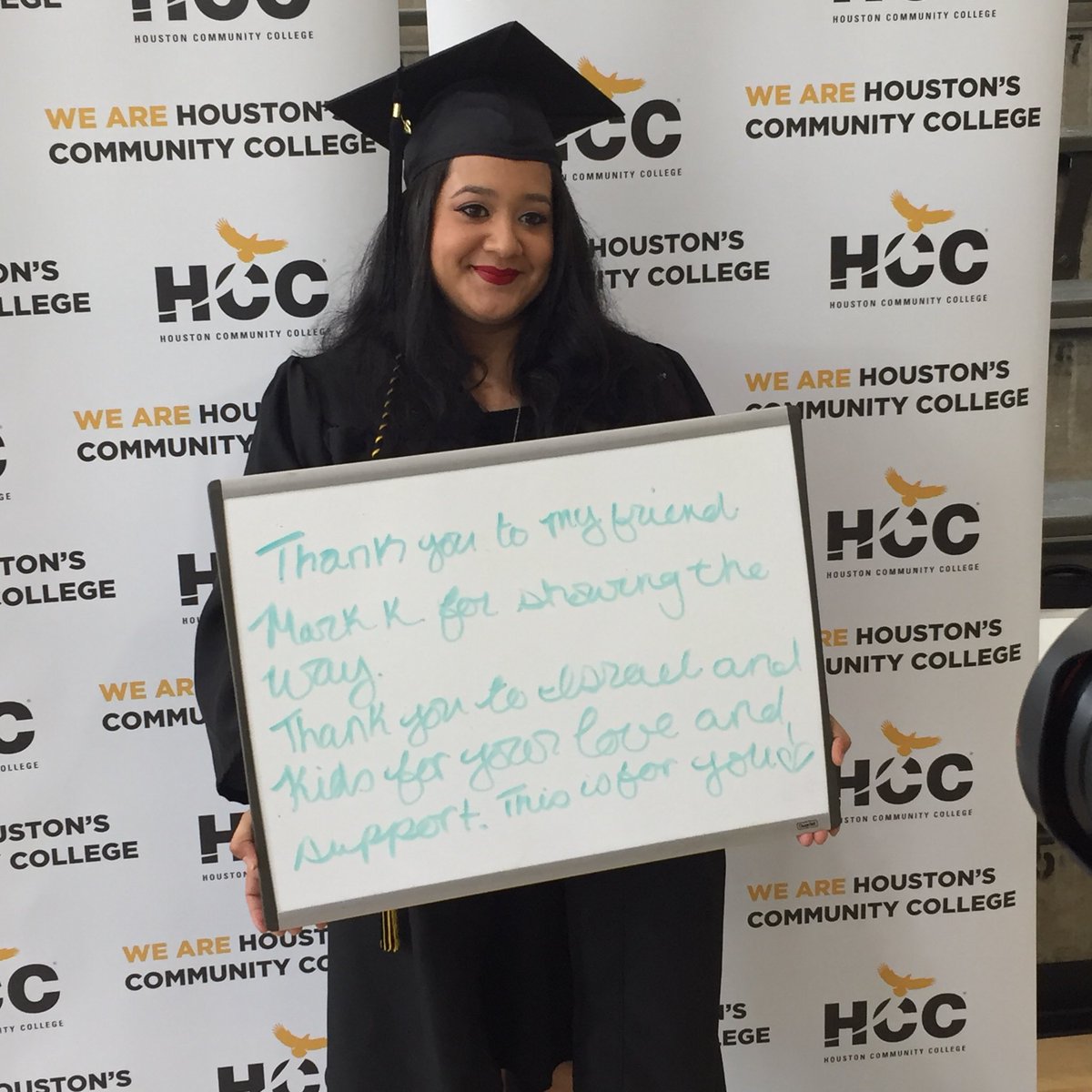 Congratulations to our TxCHSE graduates! Now’s the time to thank family and friends who've helped you. Share your special messages by using #HCCGrad2018